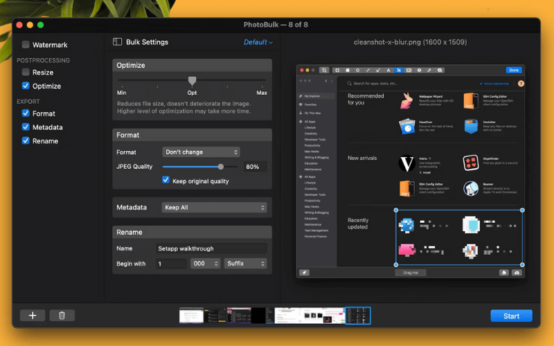 Organize MacOS screenshots