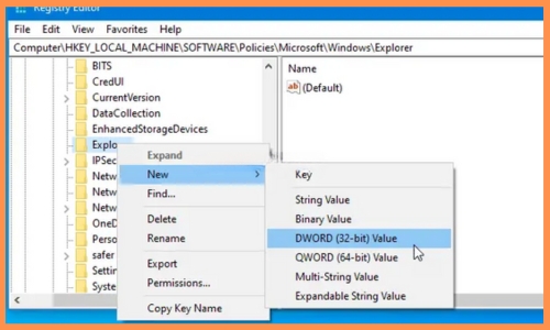 Disable system-wide network proxy using Registry Editor  3