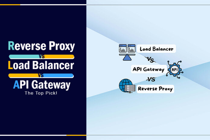 reverse proxy vs load balancer vs api gateway