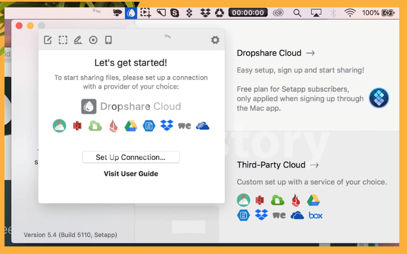 Share screenshots on mac