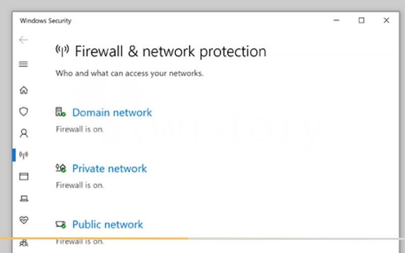 Select Firewall & Network Protection.