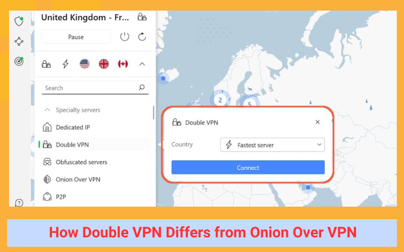 How Double VPN Differs from Onion Over VPN