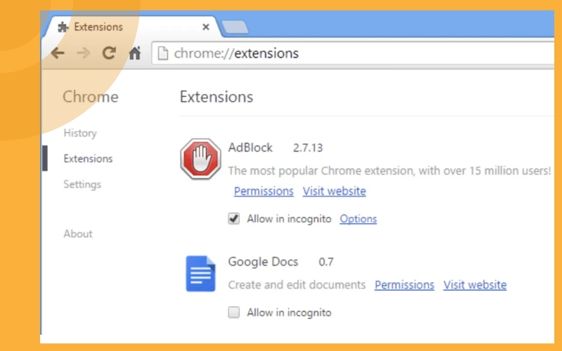 Remove Malware from Chrome Extensions