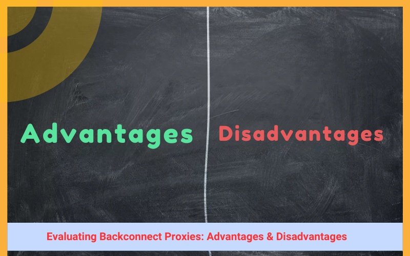 Backconnect Proxies: Advantages & Disadvantages