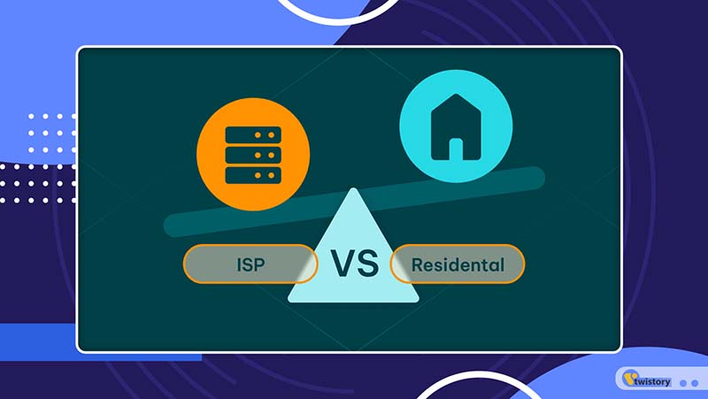 ISP vs residential proxies
